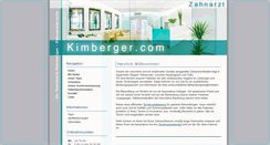 Desktop Screenshot of kimberger.com