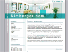 Tablet Screenshot of kimberger.com